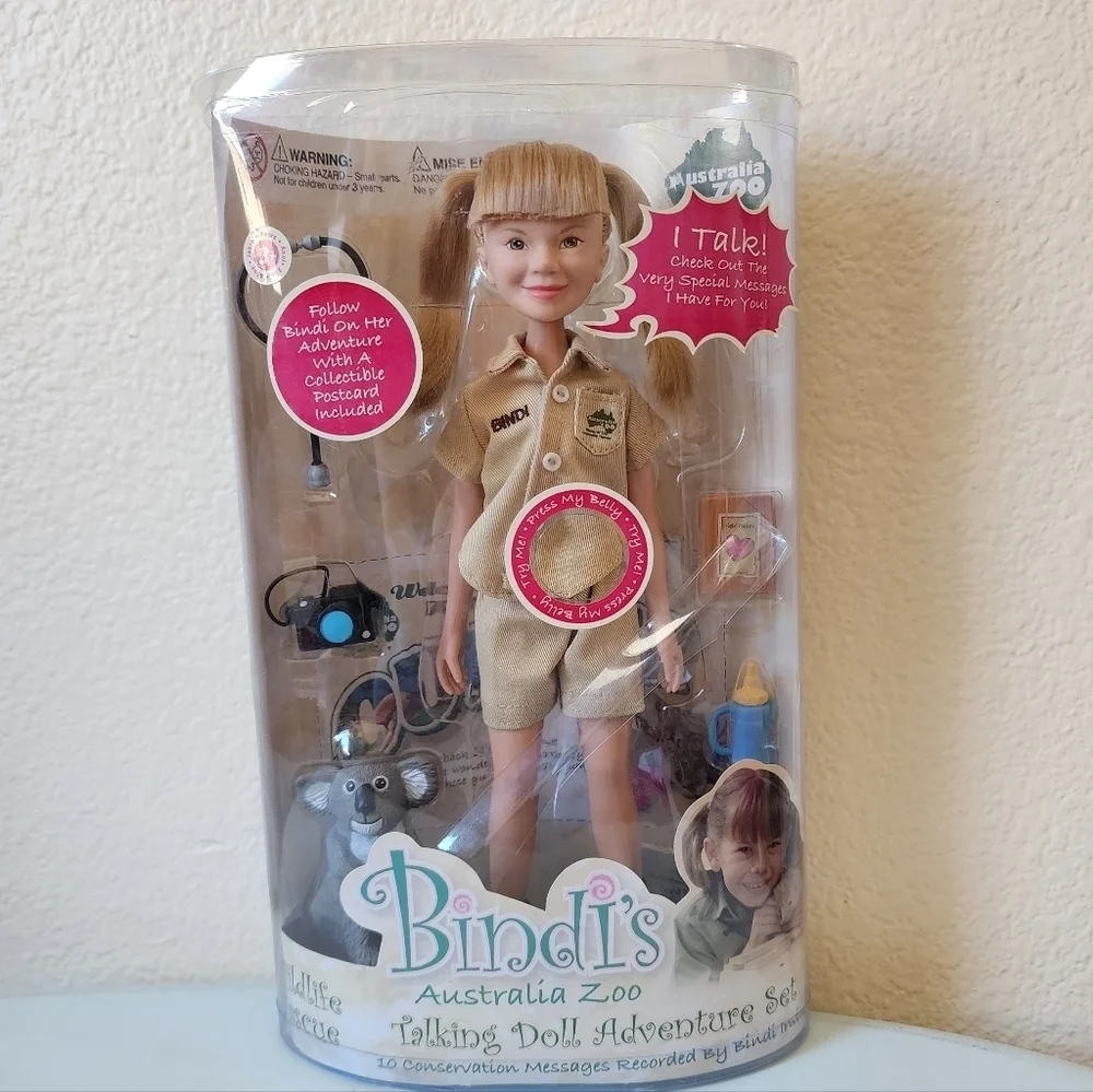 Bind Irwin Australia Zoo Talking Wildlife Rescue Doll